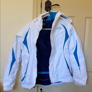 White North Face Ski jacket